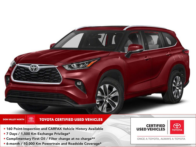 2020 Toyota Highlander XLE INCOMING | CERTIFIED | CARPLAY | TPMS in Cars & Trucks in City of Toronto