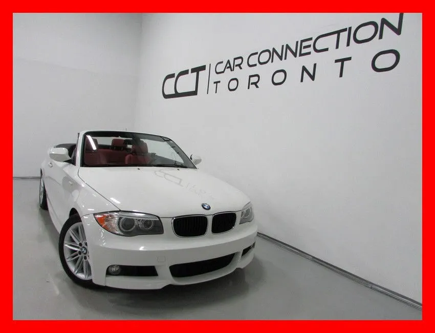 2013 BMW 1 Series 128I CABRIOLET *M SPORT/RED LEATHER/LOW KMS/WO