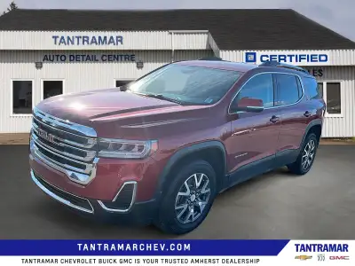 Tantramar Chev located in Amherst, Nova Scotia - Recent Arrival! Red 2020 GMC Acadia SLE AWD 9-Speed...