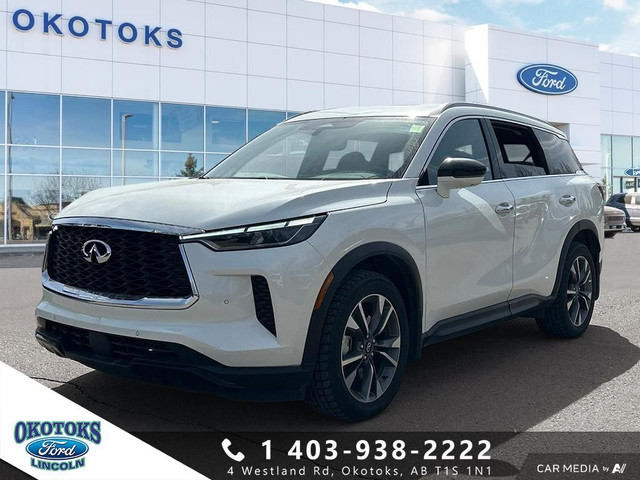 2025 Infiniti QX60 Luxe PANORAMIC SUNROOF/HTD FRONT & REAR SE... in Cars & Trucks in Calgary
