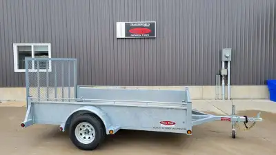 6' x 10' Galvanized single axle Duratrail utility Trailer with ramp Standard Features: Hot Dipped Ga...