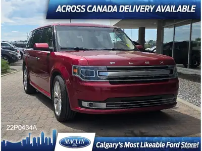 2017 FORD FLEX LIMITED 3.5L ECOBOOST V6 6 SPEED AUTOMATIC FEATURES: ACTIVE PARK ASSIST ADAPT CRUISE...