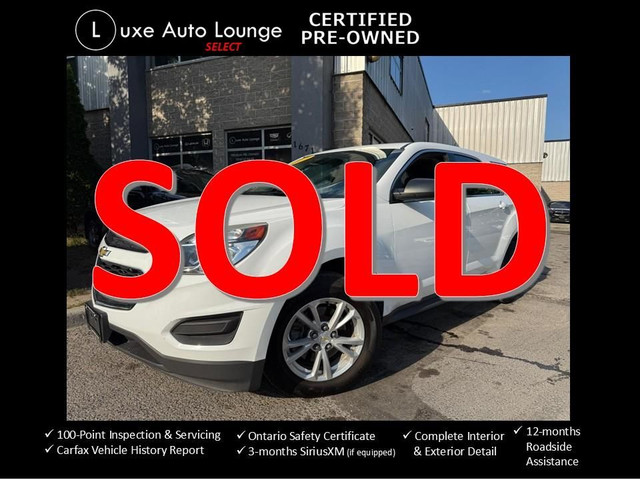 2017 Chevrolet Equinox LS AWD, LOWKM!/POWER GROUP/BACK-UP CAMERA in Cars & Trucks in Ottawa