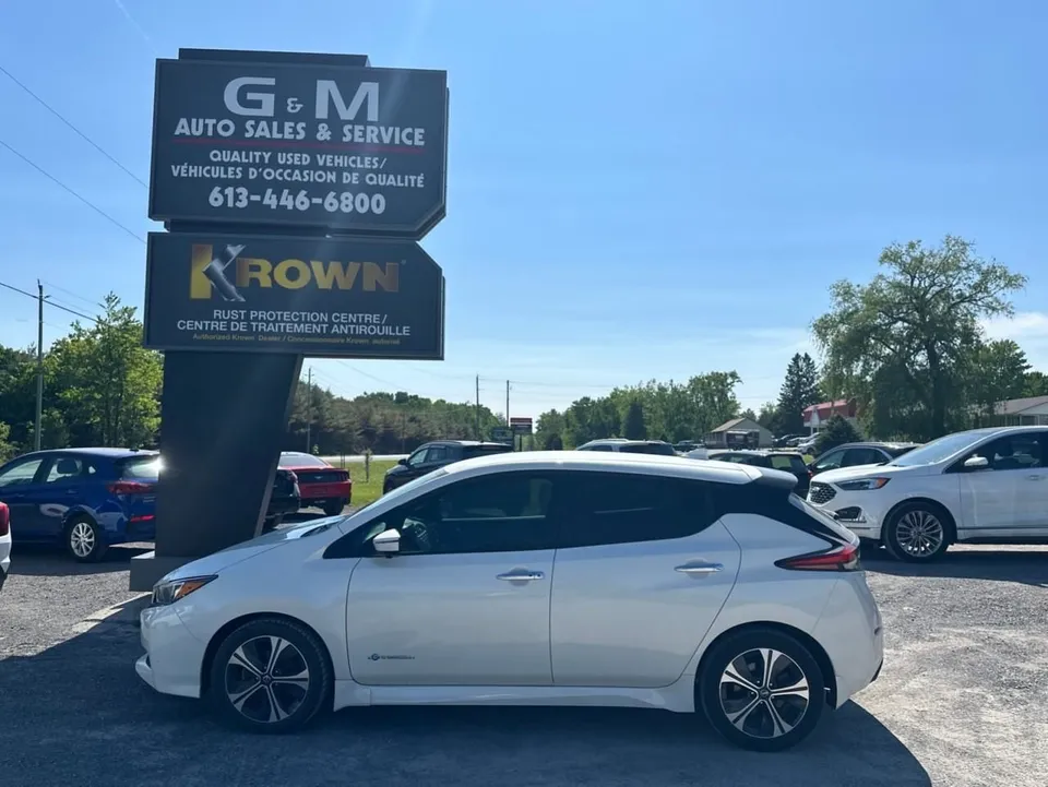 Eco-Friendly Innovation: 2018 Nissan Leaf SL - Fully Electric, F