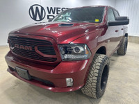 2018 Ram 1500 Sport SPORT | SUNROOF | HEATED + COOLED LEATHER | 3.92 R Delmonico Red Pearlcoat HEMI... (image 2)