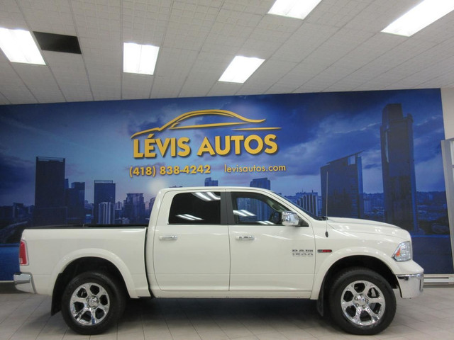 RAM 1500 2018 LARAMIE ECODIESEL 93 100 KM CREW-CAB BOITE 5'7" in Cars & Trucks in Lévis