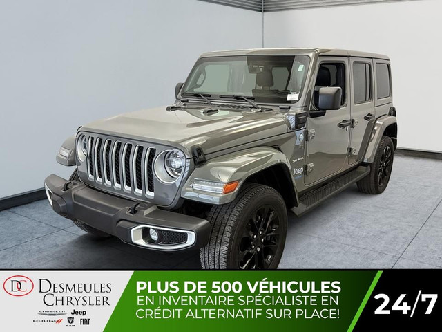 2021 Jeep WRANGLER 4XE Unlimited Sahara 4xe Hybride Ens 2 toits  in Cars & Trucks in Laval / North Shore