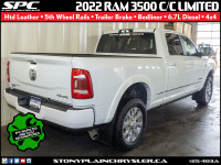 Experience the power and refinement of the 2022 RAM 3500 Limited 4x4 Crew Cab 6'4" Box, now availabl... (image 2)