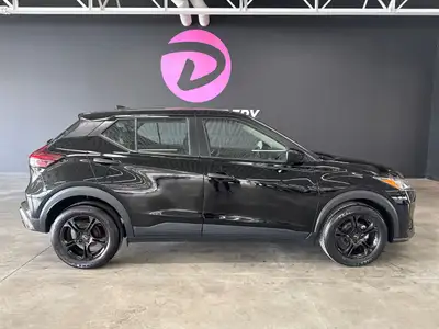 Nissan Kicks S 2024 – Noir, 11 955 km! Moderne. Économique. Faible kilométrage. Ce Nissan Kicks S 20...