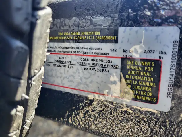 7'x14' RAINBOW SA UTILITY TRAILER W/SIDE LOAD in Cargo & Utility Trailers in Fort St. John - Image 4