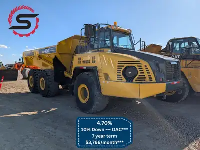 1 Owner! 2019 Komatsu HM400-5 Articulated Rock Truck Total HRS: 10,392 Engine: Komatsu SAA6D140E-7 4...