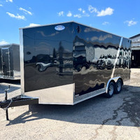 8.5x16 Tandem Axle 7.6Ft INT Height Enclosed Trailer