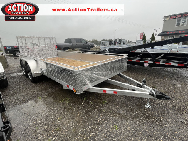 ACTION SERIES 80" X 16' HD ALL ALUMINUM UTILITY TRAILER  in Cargo & Utility Trailers in London - Image 2