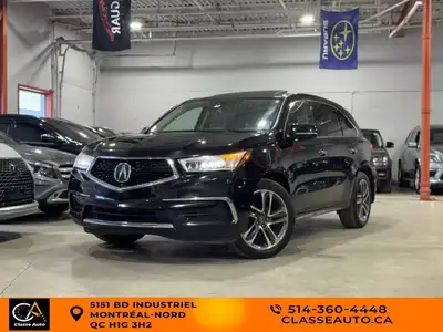 2017 Acura MDX Nav Pack/AWD/7PASS/AC/CUIR/TOIT/DEMARREUR/GPS/BLUETOOTH/CAMERA/MAGS/AUCUN ACCIDENT !!...
