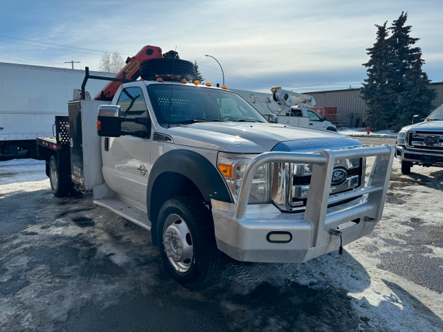 2012 Ford Super duty F-550 XLT Boom Truck in Cars & Trucks in Calgary - Image 4