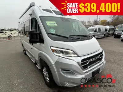 Roadtrek Class B gas motorhome Chase highlights: Slide Out Pantry 24in.in. Smart TV Side-Facing Rear...