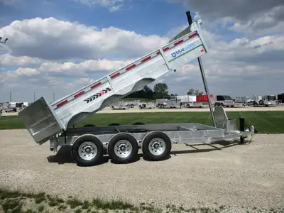 K-Trail Dump Trailers 82in. x 16' starting at $19,580.00 ! The Expert Series includes hydraulic dump...