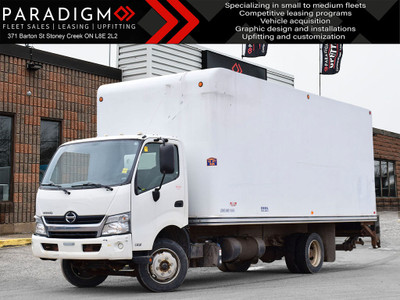  2017 Hino 195 Commercial 185-Inch WB Cab Over Large Box Truck T