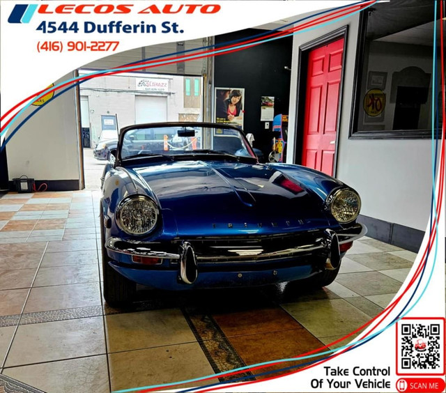1970 Triumph Spitfire Manual/Convertible/Great Shape in Cars & Trucks in City of Toronto