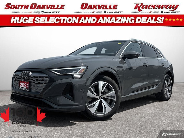 2024 Audi Q8 e-tron QUATTRO | ELECTRIC | LOADED | CARPLAY | SUNR in Cars & Trucks in Oakville / Halton Region