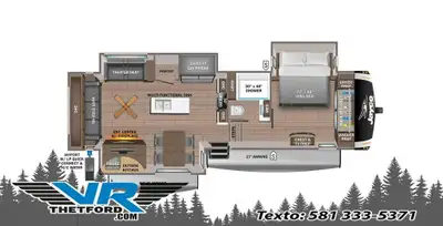 VR Thetford 2025 JAYCO Eagle Fifth Wheels 317RLOK Contactez nos conseillers par téléphone courriel o...