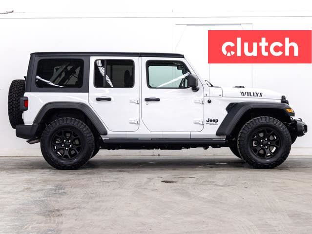 2021 Jeep Wrangler Unlimited Willy's Ed 4x4 w/ Apple CarPlay & A in Cars & Trucks in Ottawa - Image 4