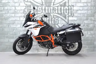 2017 KTM 1090 Adventure R for sale! Nicely equipped with Brooks AutoSport panniers and mounts, Bark...