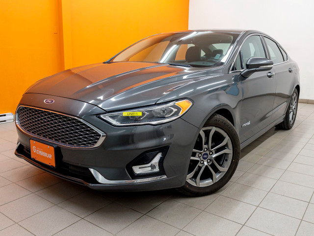 2019 Ford FUSION HYBRID TITANIUM *TOIT* NAV SIÈGES VENT CUIR REG in Cars & Trucks in Laurentides