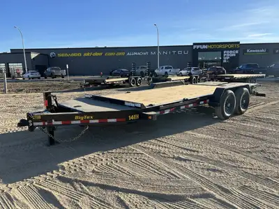 Axles: 2 - 7,000# Premium, Cambered Axles with Quick-Lubricating Hubs Brakes: Forward Self-Adjusting...