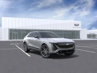 Elevate your driving experience with the 2026 Cadillac LYRIQ LYRIQ-V Premium, a striking silver SUV...