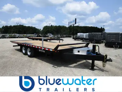 Canada Trailers Deckover Tilt Trailer 15,120 lbs. GVWR is $14,870.00 ! Ord: 073957 - Ser: 2CPUSH2F2S...