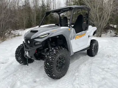 2024 Yamaha Wolverine Rmax 1000 2 seater R-Spec with Warn 4500 pound winch in stock at Northside Mot...