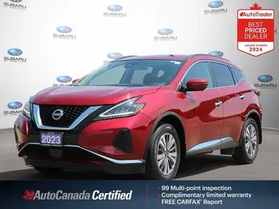 New Price! Scarlet Ember Tintcoat 2023 Nissan Murano SV AWD CVT with Xtronic 3.5L 6-Cylinder DOHC 24...