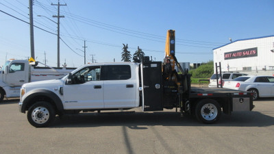 2019 Ford F-550 XLT CREW CAB WITH EFFER 80 BOOM CRANE