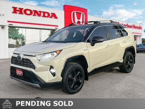 2021 Toyota RAV 4 HYBRID XSE | ONE OWNER | ACCIDENT FREE | BLINDSPOT | BACKUP CAM