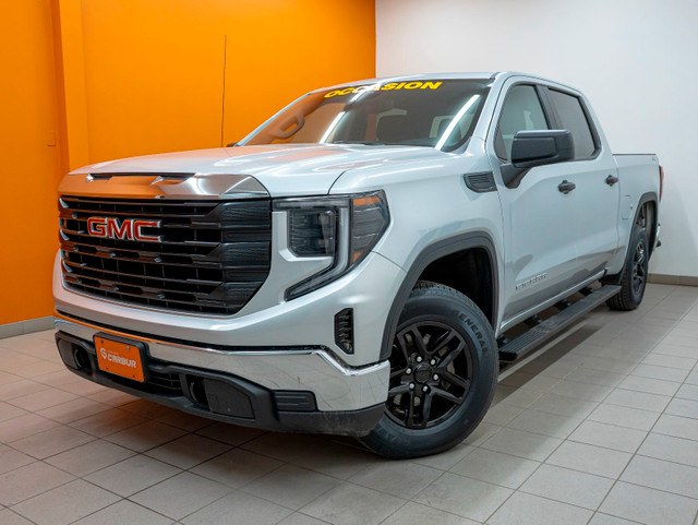 2022 GMC Sierra 1500 PRO CREW 4X4 *GR REMORQ* CARPLAY BEDLINER U in Cars & Trucks in Laurentides