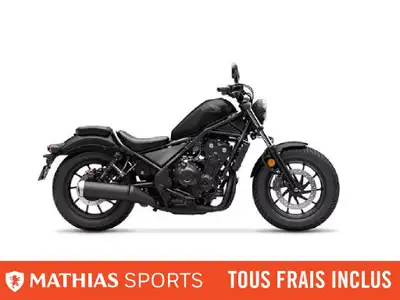 Concessionnaire des véhicules neufs et d'occasion. Cruiser HONDA Rebel 500 ABS 2025 Les vrais rebell...