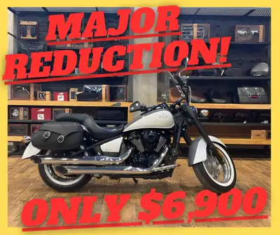 MAJOR PRICE REDUCTION! PAYMENTS AS LOW AS $59 BY-WEEKLY. 2021 KAWASAKI VULCAN 900 IN EXCELLENT SHAPE...