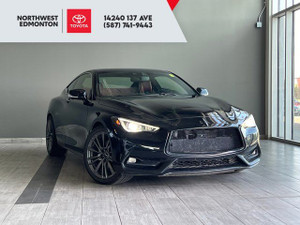 2017 Infiniti Q60 Red Sport | Active Suspension | Memory Seats