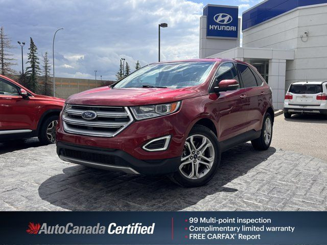 2015 Ford Edge Titanium 4WD | One Owner | Hitch | Leather in Cars & Trucks in Calgary