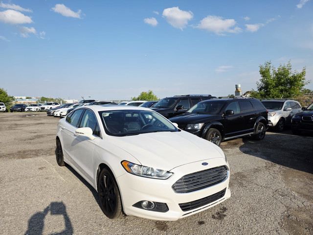 2014 Ford Fusion AWD Leather Sunroof Clean Carfax Navi Camera in Cars & Trucks in Calgary - Image 3