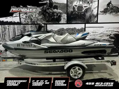 2020 SEADOO GTX 300 LIMITED AUDIO PACK CONFORT ET PERFORMANCE!! 2020 SEADOO GTX 300 LIMITED 62 HEURE...