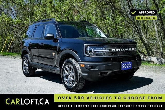 2022 Ford Bronco Sport Badlands • REMOTE START • NAV • HEATED SE in Cars & Trucks in Ottawa