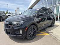 The 2022 Chevrolet Equinox RS brings a bold and athletic look with its Mosaic Black Metallic paint,... (image 1)