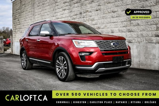 2019 Ford Explorer Platinum - Sunroof - Navigation in Cars & Trucks in Ottawa