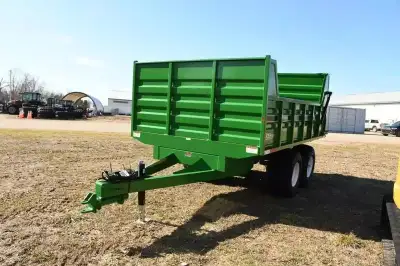 JBM T1200DB DIRT BOSS DUMP TRAILER (UNUSED). 12 TON CAPACITY DUMP WAGON, HYDRAULIC TAILGATE WITH GRA...