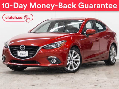 2015 Mazda Mazda3 GT w/ Luxury Pkg w/ Rearview Cam, Dual Zone A/