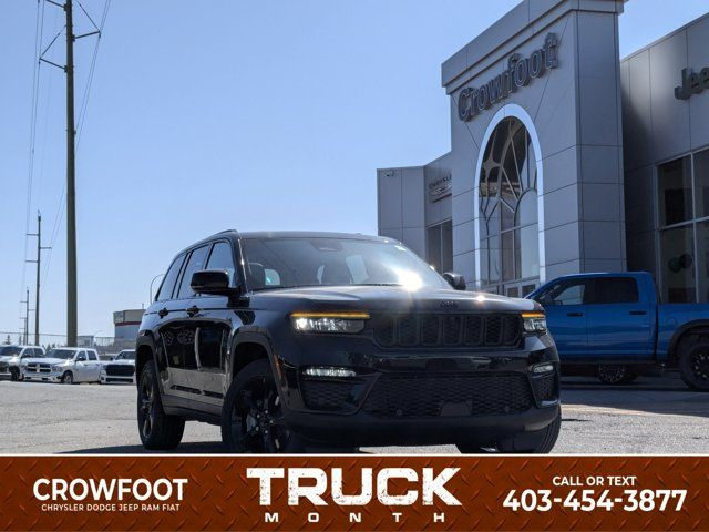 2025 Jeep Grand Cherokee Limited - Luxury Tech Group II - Black in Cars & Trucks in Calgary