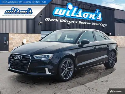 Come see this certified 2020 Audi A3 Sedan Komfort Sedan | Leather | Sunroof | Heated Seats | Power...