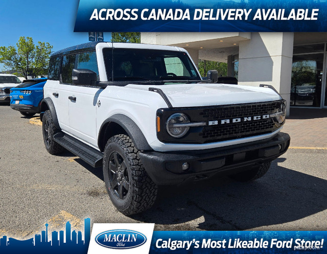 2025 Ford Bronco OUTER BANKS | BLACK APP PKG | 360 CAM | G.O.A.T in Cars & Trucks in Calgary